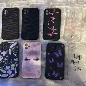 24 Stylish IPhone 11 Cases, Purple Butterfly, Holiday, Initial A, Colors